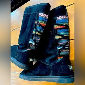 Lamo boots with serape and leather tie detail - 10